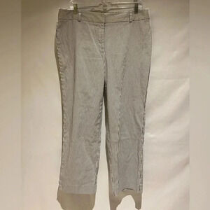 Talbots Signature Fit pinstripe capris, 12